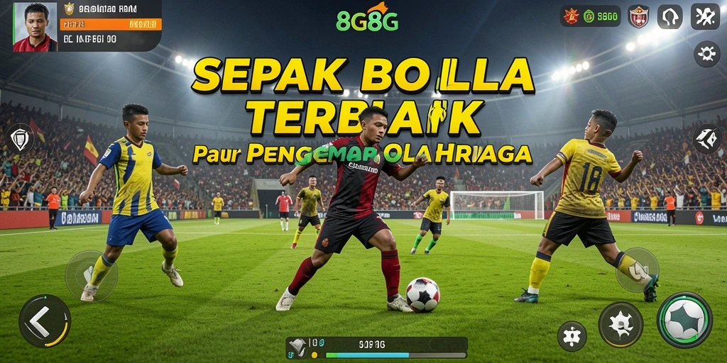 Gameplay menarik di 8G8G dengan aksi sepak bola yang dinamis.