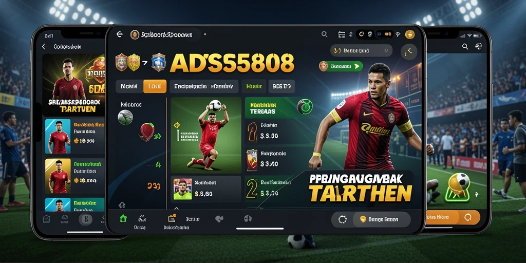 Tampilan gameplay taruhan olahraga yang mendebarkan dan interaktif.