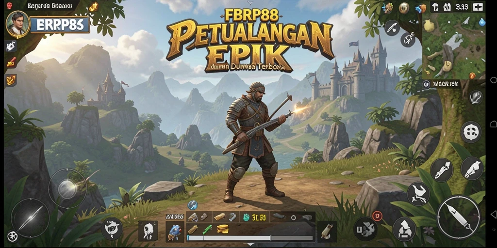 Screenshot dari gameplay FBRP88 menampilkan eksplorasi dunia yang menakjubkan.