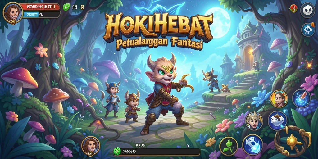 Gameplay HOKIHEBAT yang penuh warna dan seru