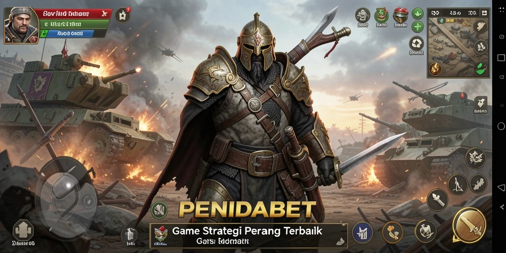 Tampilan gameplay SLG yang menarik dan strategis di PENIDABET.
