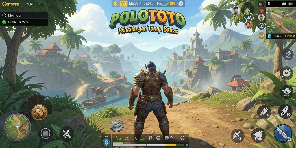 Gameplay menarik dalam dunia terbuka POLOTOTO yang penuh petualangan.