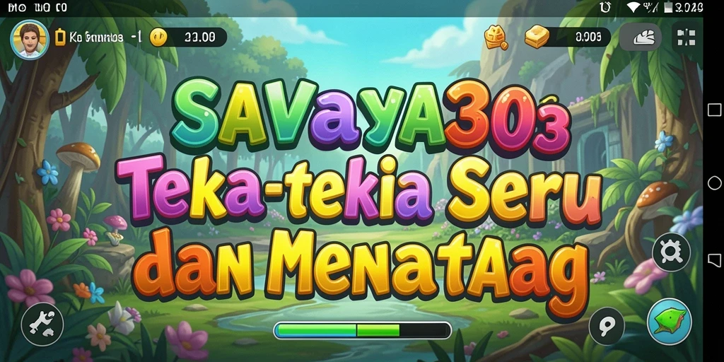 Tangkapan layar SAVAYA303 menunjukkan gameplay teka-teki yang menarik.